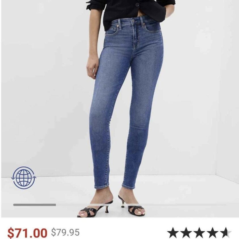 Gap True Skinny High Rise Jeans